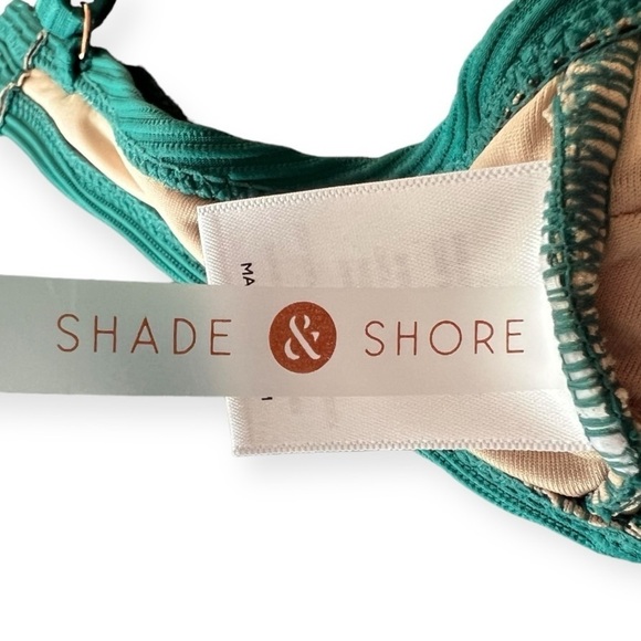 Shade & Shore swim wear summer bikini top green medium - Picture 8 of 8